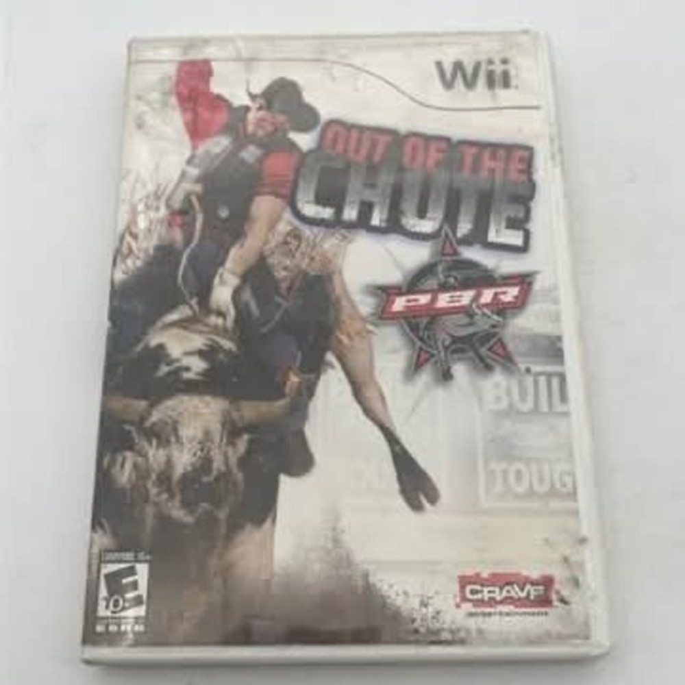 PBR Out of the Chute Nintendo Wii Video‎ Game Professional Bull Riders Crave